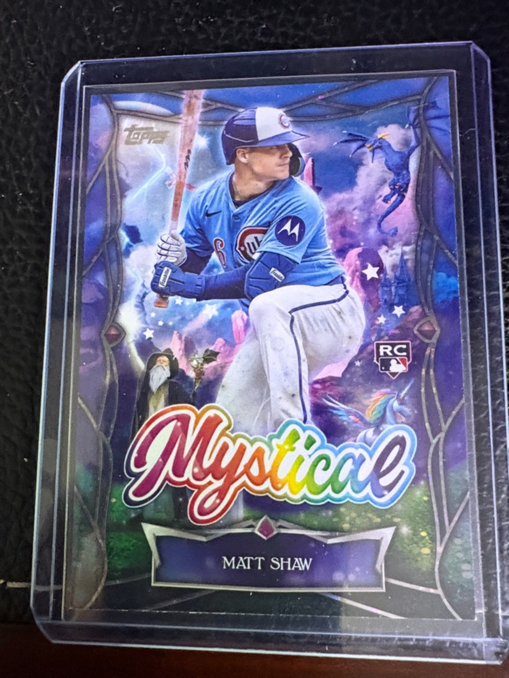 Topps 2025 Mystical Matt Shaw Rookie Card